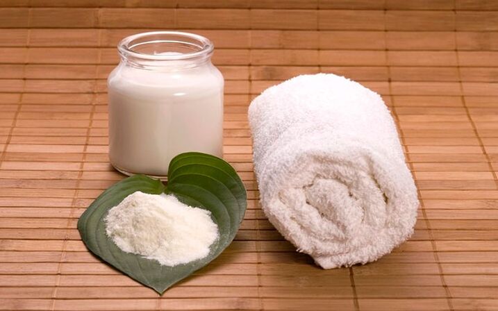 重曹とペニス増大用の湿布用タオル